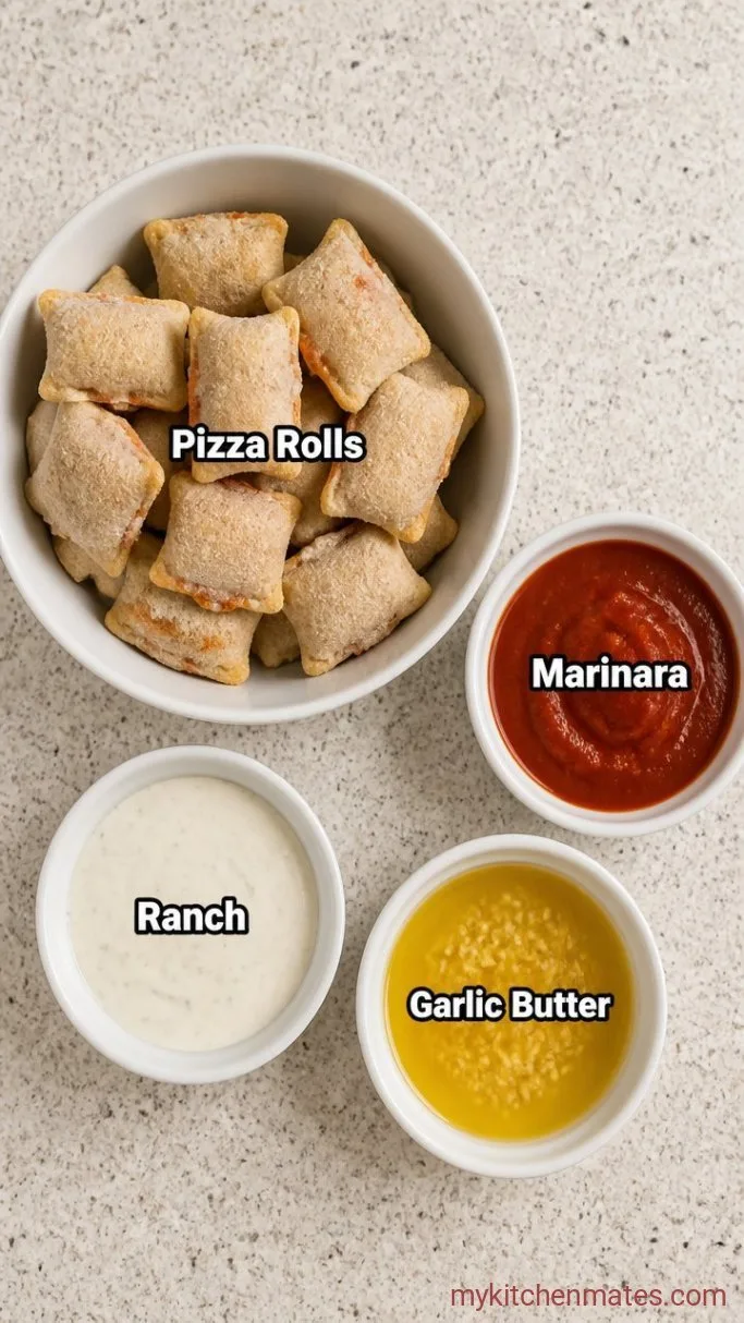 Crispy Air Fryer Pizza Rolls (10 Minutes, No Soggy Bottoms) Ingredients