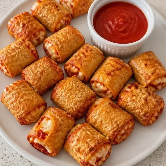 Crispy Air Fryer Pizza Rolls (10 Minutes, No Soggy Bottoms) Air Fryer Pizza Rolls