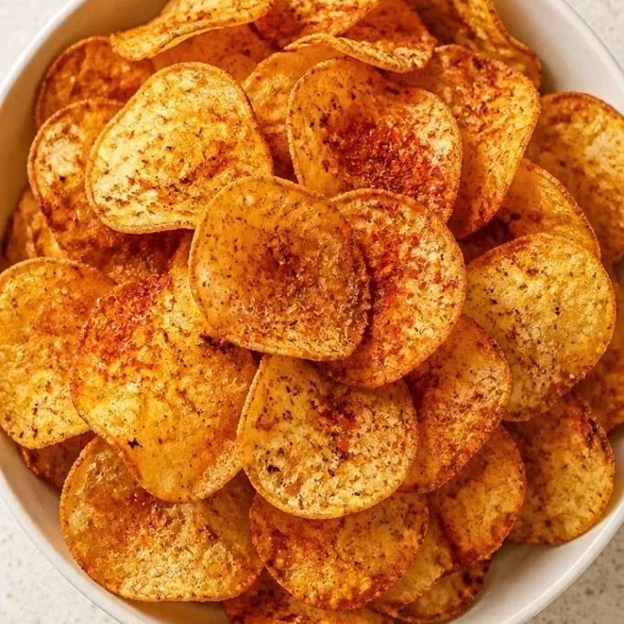 Crispy Air Fryer Potato Chips (Ready in 15 Minutes) Air Fryer Potato Chips