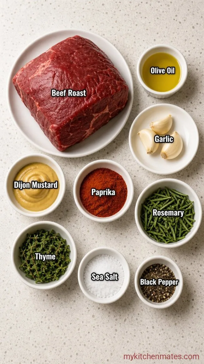 Juicy Air Fryer Roast Beef in 35 Minutes Ingredients