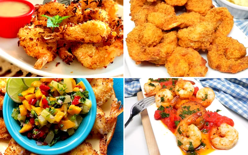 15 Delicious Air Fryer Shrimp Dishes Made in Under 60 Minutes air fryer shrimp recipes featured