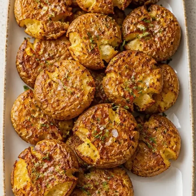 Air Fryer Smashed Potatoes
