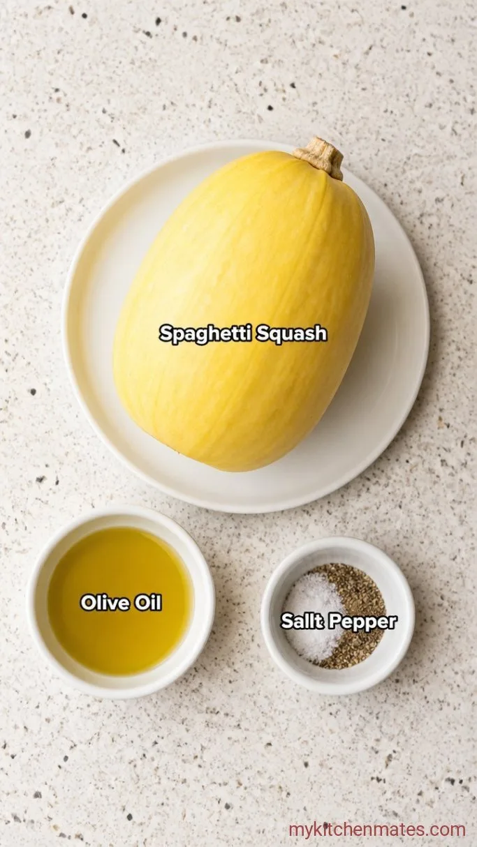 25-Minute Air Fryer Spaghetti Squash Ingredients