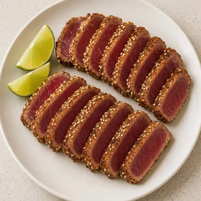 Juicy Air Fryer Tuna Steaks (12 Minutes) Air Fryer Tuna Steaks