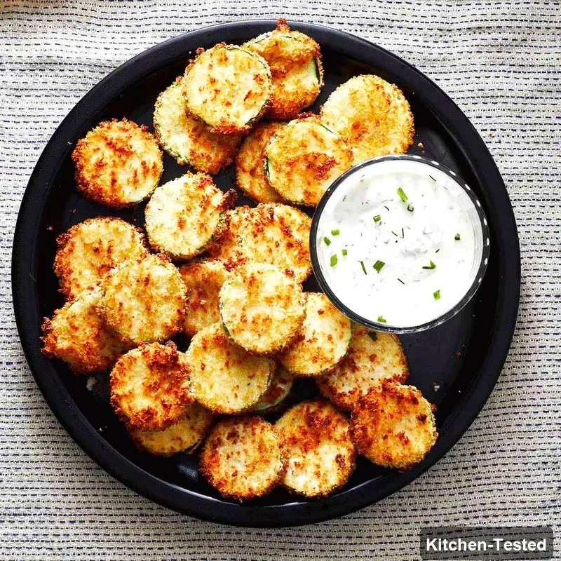 Air-Fryer Zucchini Chips air fryer zucchini chips