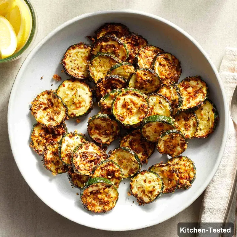 Crispy Air-Fryer Zucchini air fryer zucchini