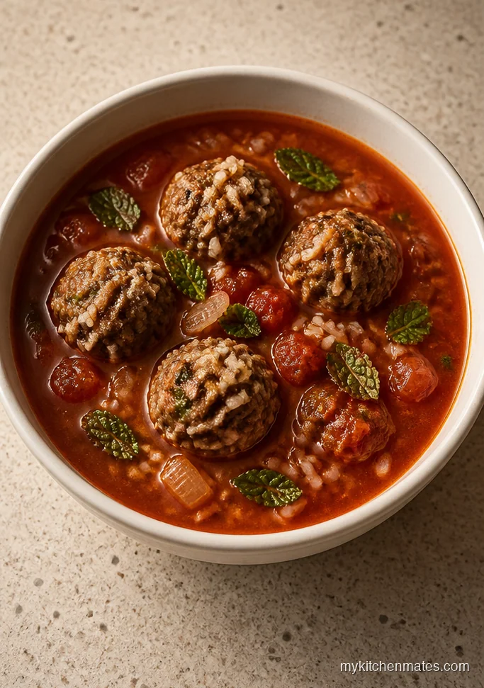 Albondigas en Caldo de Jitomate