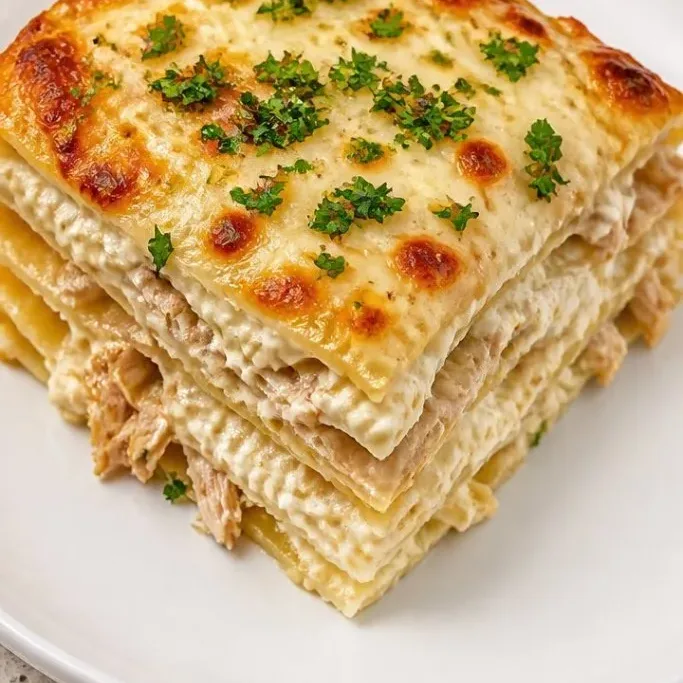 Alfredo Lasagna Bake