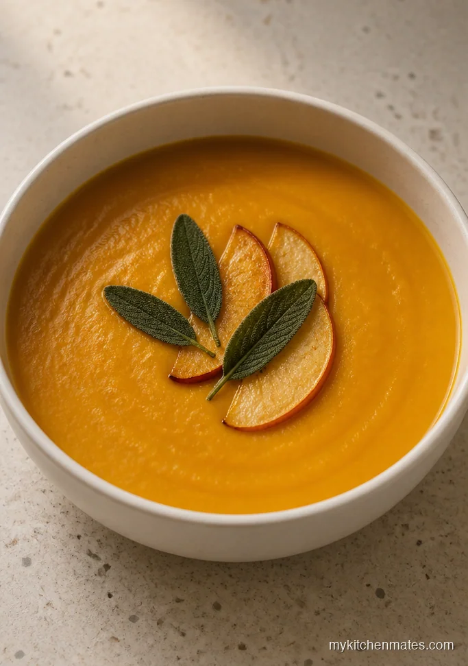 Apple and Sage Butternut Squash Soup