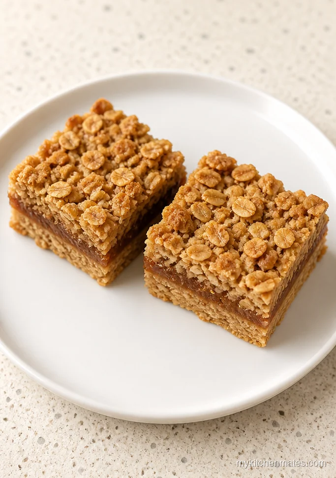 Apple Butter Oat Crumble Bars
