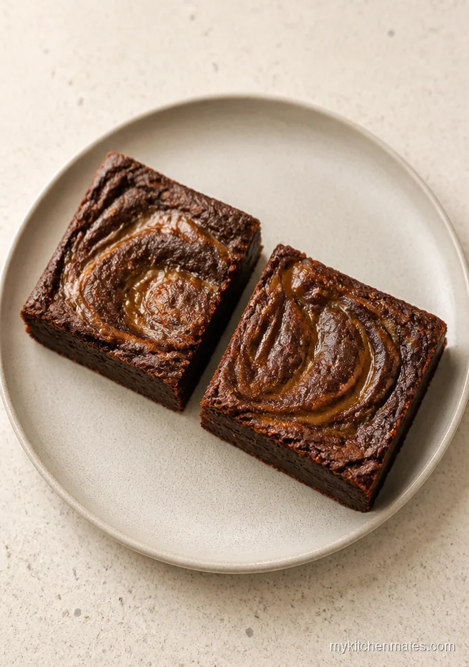 Apple Butter Swirl Brownies