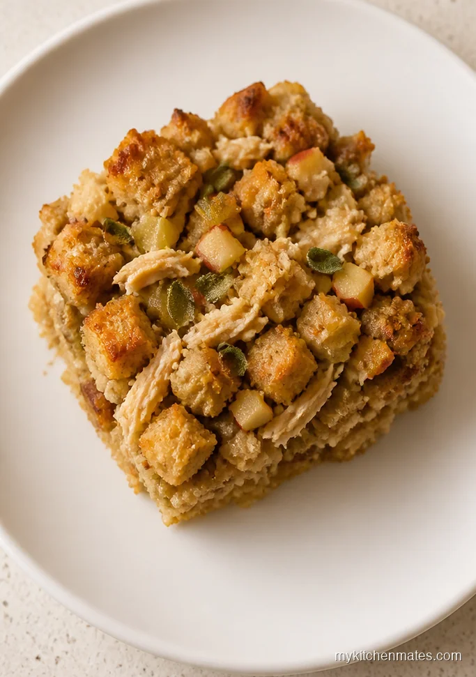 Apple Celery Chicken Dressing