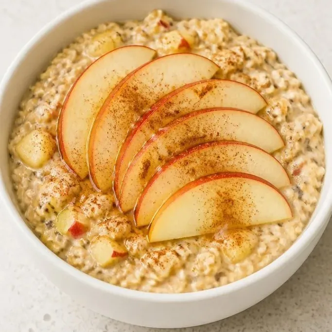 Apple Cinnamon Overnight Oats (Creamy, Make-Ahead, No-Cook) apple cinnamon overnight oats_featured_kl0
