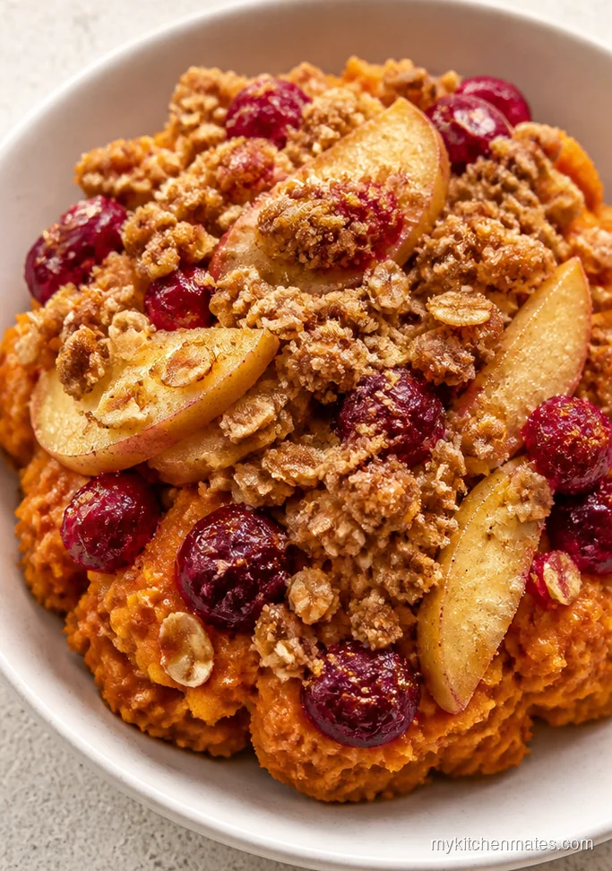 12 Sweet Potato Casserole Recipes for Holiday Sides Worth Sharing Apple Cranberry Sweet Potato Casserole