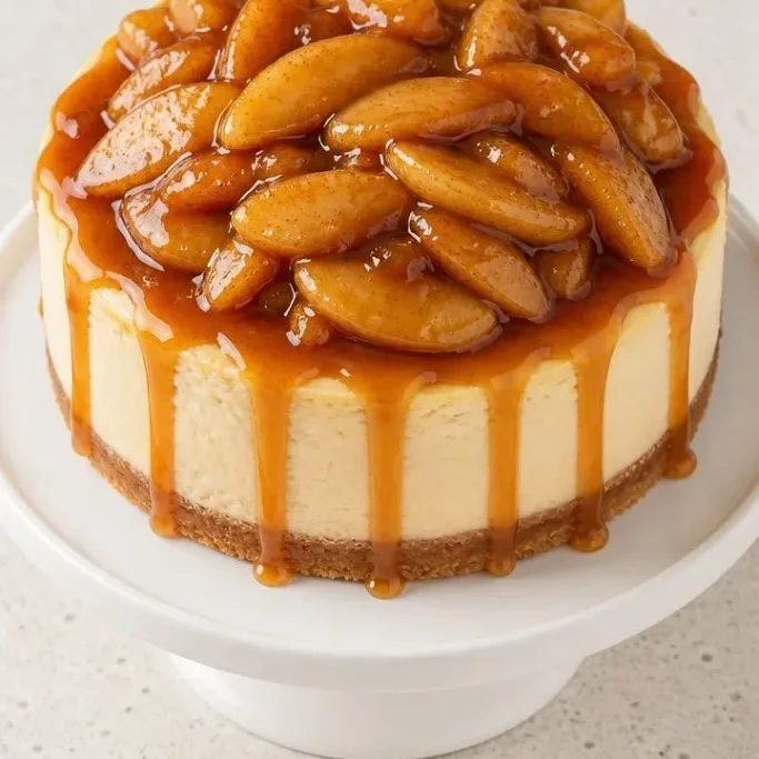 Apple Pie Cheesecake with Cinnamon Swirl Apple Pie Cheesecake