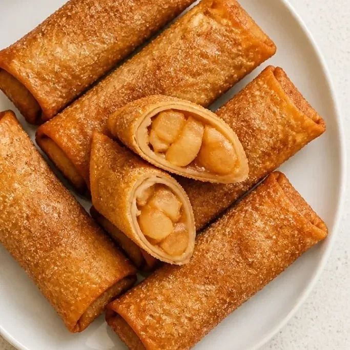 Crispy Apple Pie Egg Rolls Apple Pie Egg Rolls
