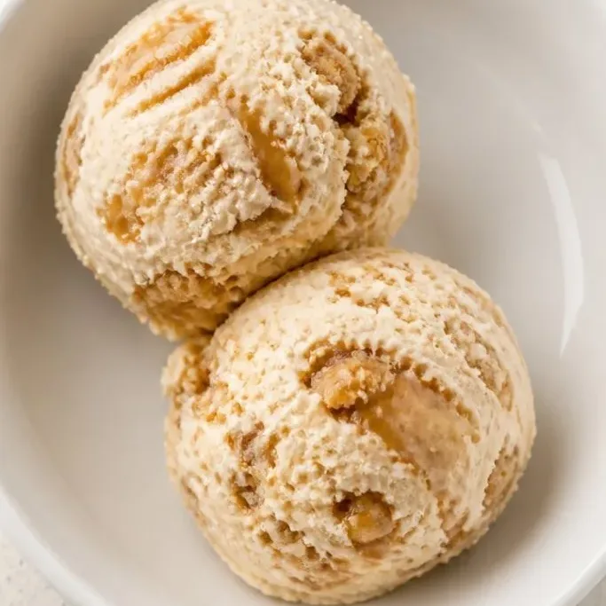Apple Pie Ice Cream with Cinnamon Swirls and Buttery Crust Chunks Apple Pie Ice Cream