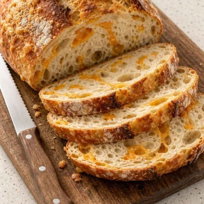 Asiago Sourdough Bread