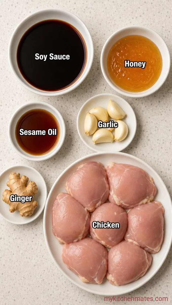 5-Ingredient Asian Chicken Marinade Ingredients