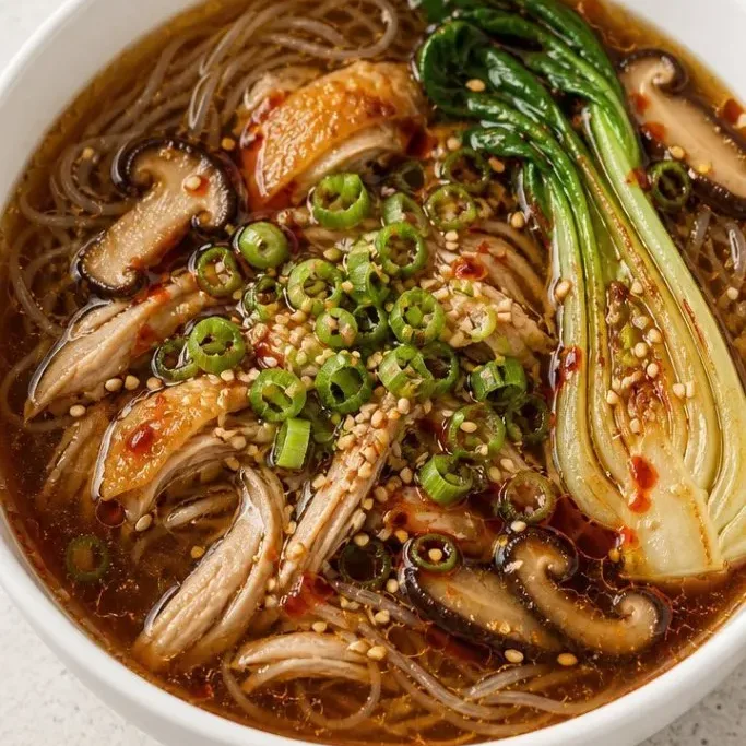 20-Minute Asian Chicken Soup with Ginger and Soy Asian Chicken Soup