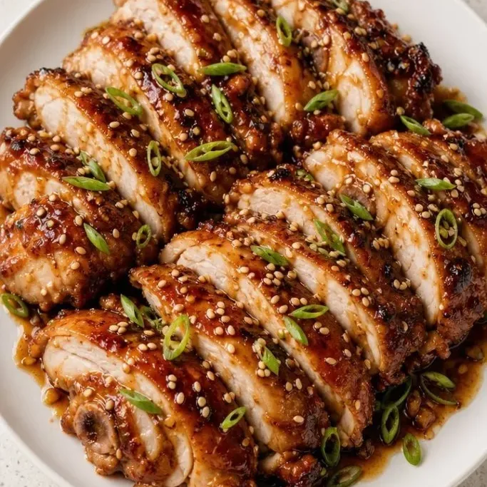 Sticky Soy-Ginger Asian Chicken Thighs Asian Chicken Thigh Recipes