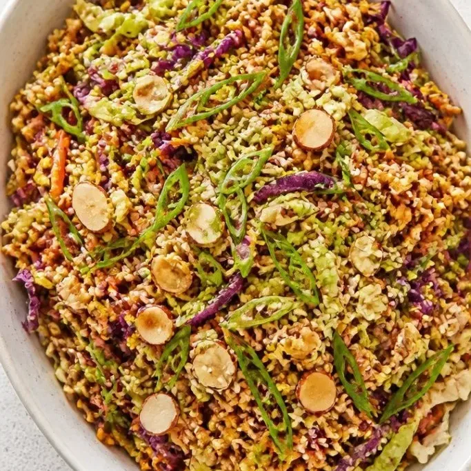 Asian Coleslaw With Ramen Noodles