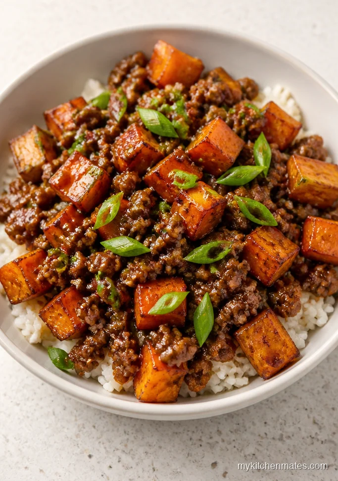 11 Ground Beef Sweet Potato Recipes for Fast, Cozy Dinners Asian Ground Beef Sweet Potato Bowls
