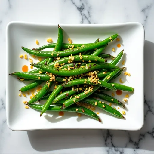 Asian-Inspired Sesame Ginger Green Beans