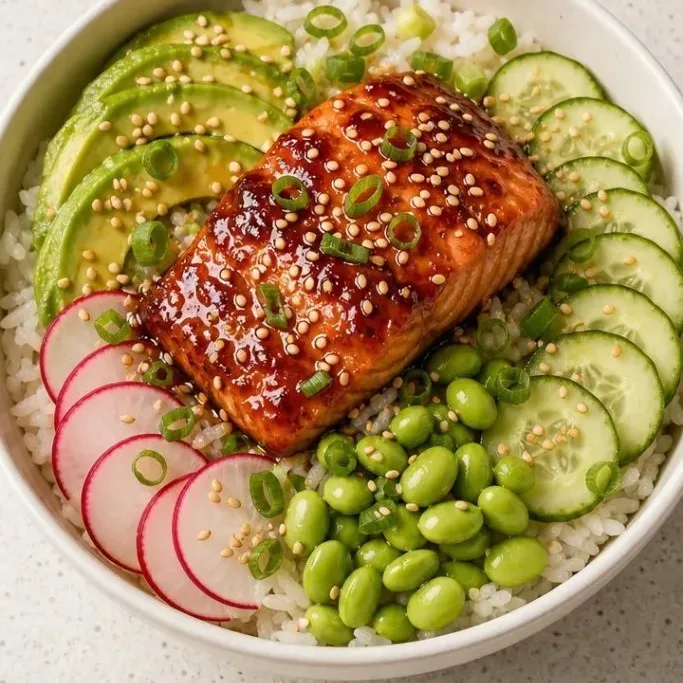 Asian Salmon Bowl