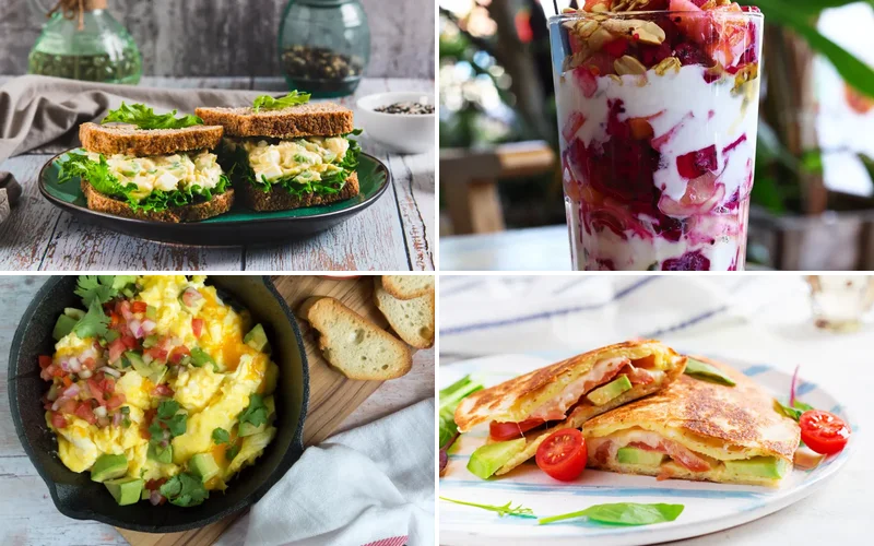 avocado-breakfast-ideas collage