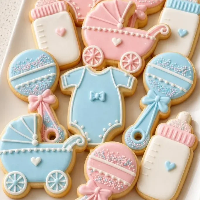 Baby Shower Sugar Cookies