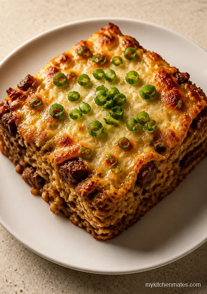 Baked Beef Ramen Casserole