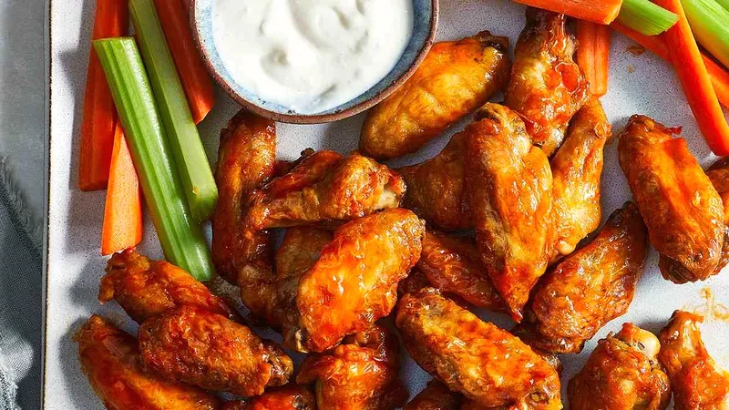Baked Buffalo Chicken Wings Food photo of Baked Buffalo Chicken Wings