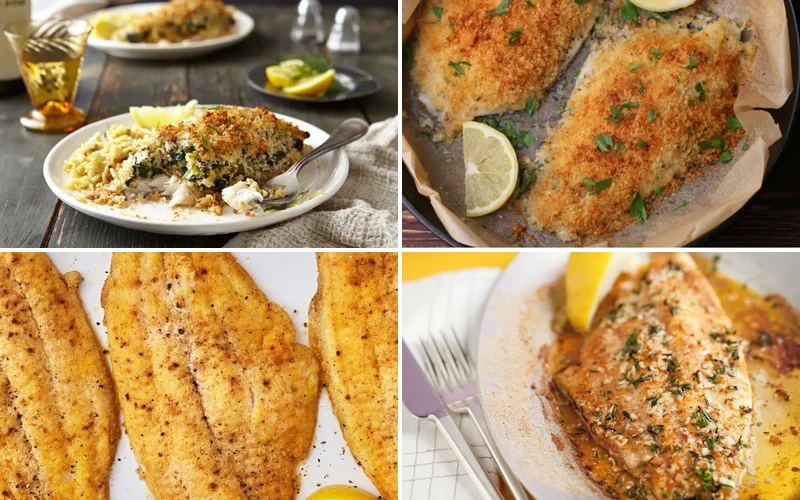 10 Easy Oven Baked Catfish Recipes You'll Make on Repeat baked-catfish-recipes-oven collage