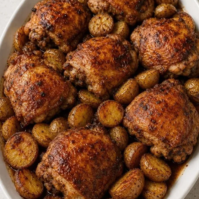 Baked Chicken And Potatoes