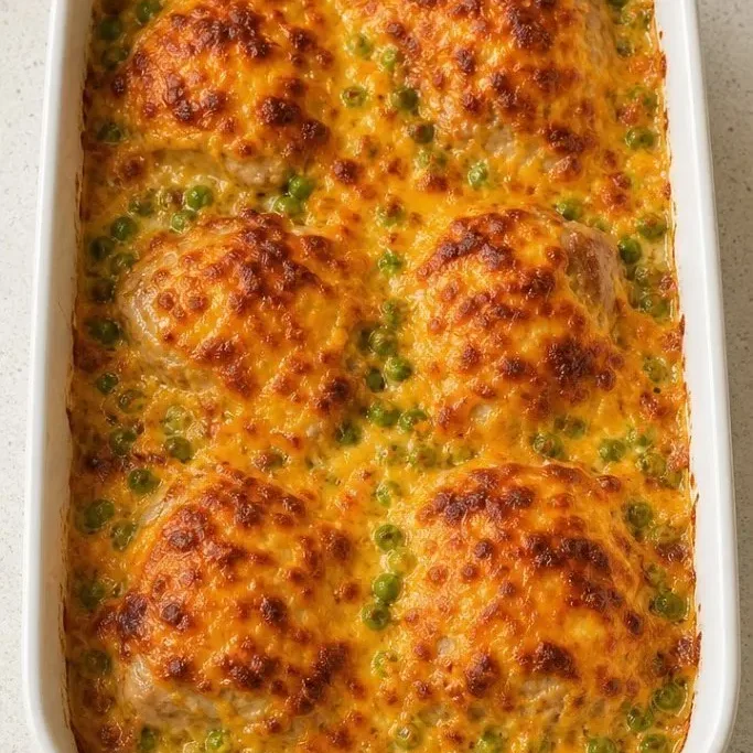 One-Pan Creamy Chicken and Rice Casserole Baked Chicken And Rice Casserole