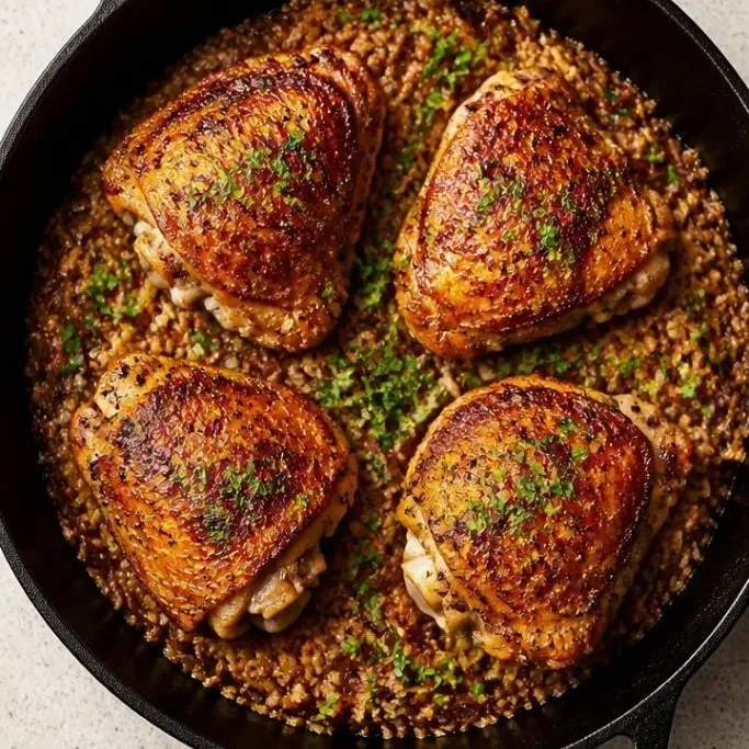 Baked Chicken And Rice