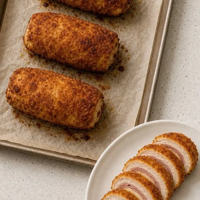 Baked Chicken Cordon Bleu