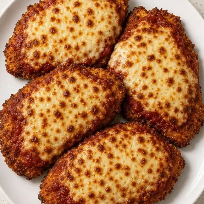 Easy Baked Chicken Parmesan baked chicken parmesan_featured_7su