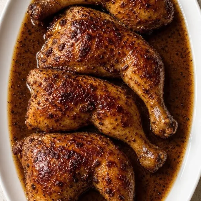 Baked Chicken Quarters