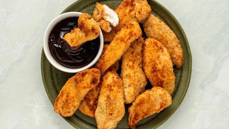 Crispy Baked Chicken Tenders Food photo of Baked Chicken Tenders