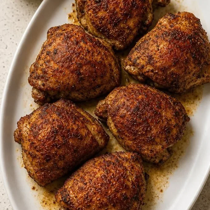 Crispy Baked Chicken Thighs Baked Chicken Thighs