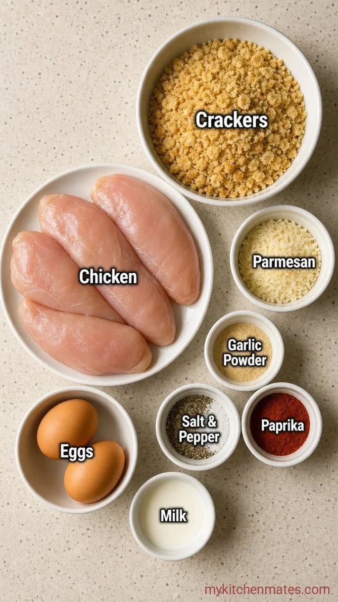 Crunchy Baked Cracked Chicken Ingredients
