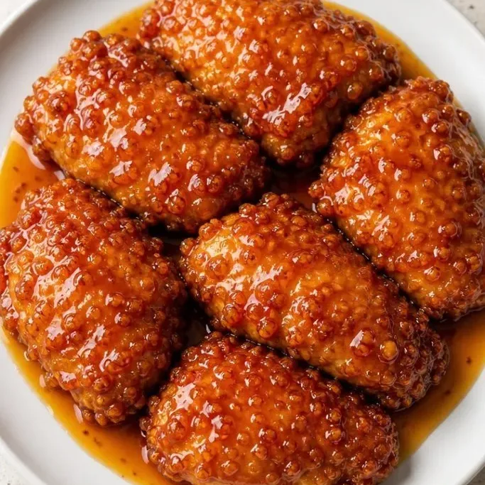 Sticky Baked Crunchy Hot Honey Chicken Baked Crunchy Hot Honey Chicken