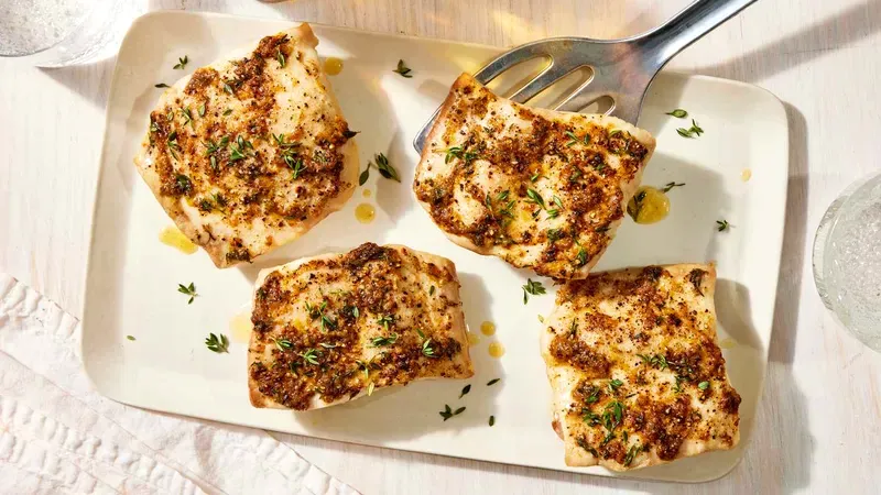 Baked Mahi-Mahi with Garlic-Herb Butter Food photo of Baked Mahi-Mahi with Garlic-Herb Butter