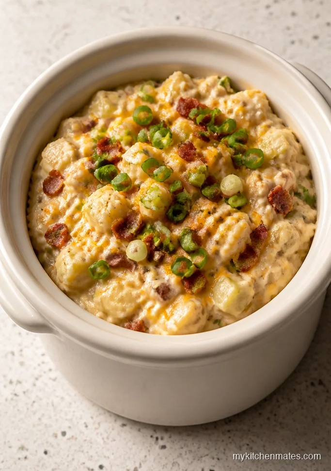 Baked Potato Dip with Turkey Bacon