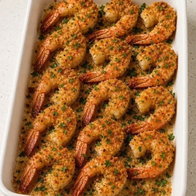 30-Minute Baked Shrimp Scampi baked shrimp scampi_featured_6s9