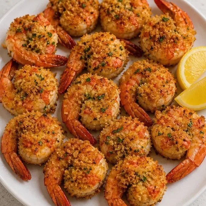 Easy Baked Stuffed Shrimp with Crab baked stuffed shrimp_featured_wbi