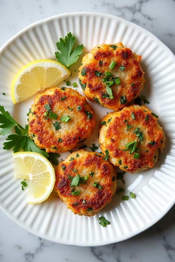 baked tuna sweet potato cakes