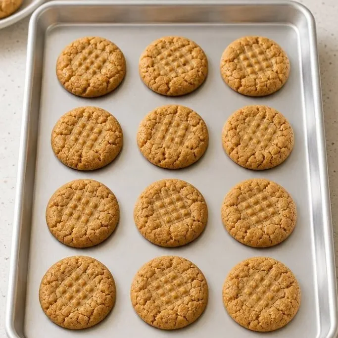 Bakery Style Peanut Butter Cookies